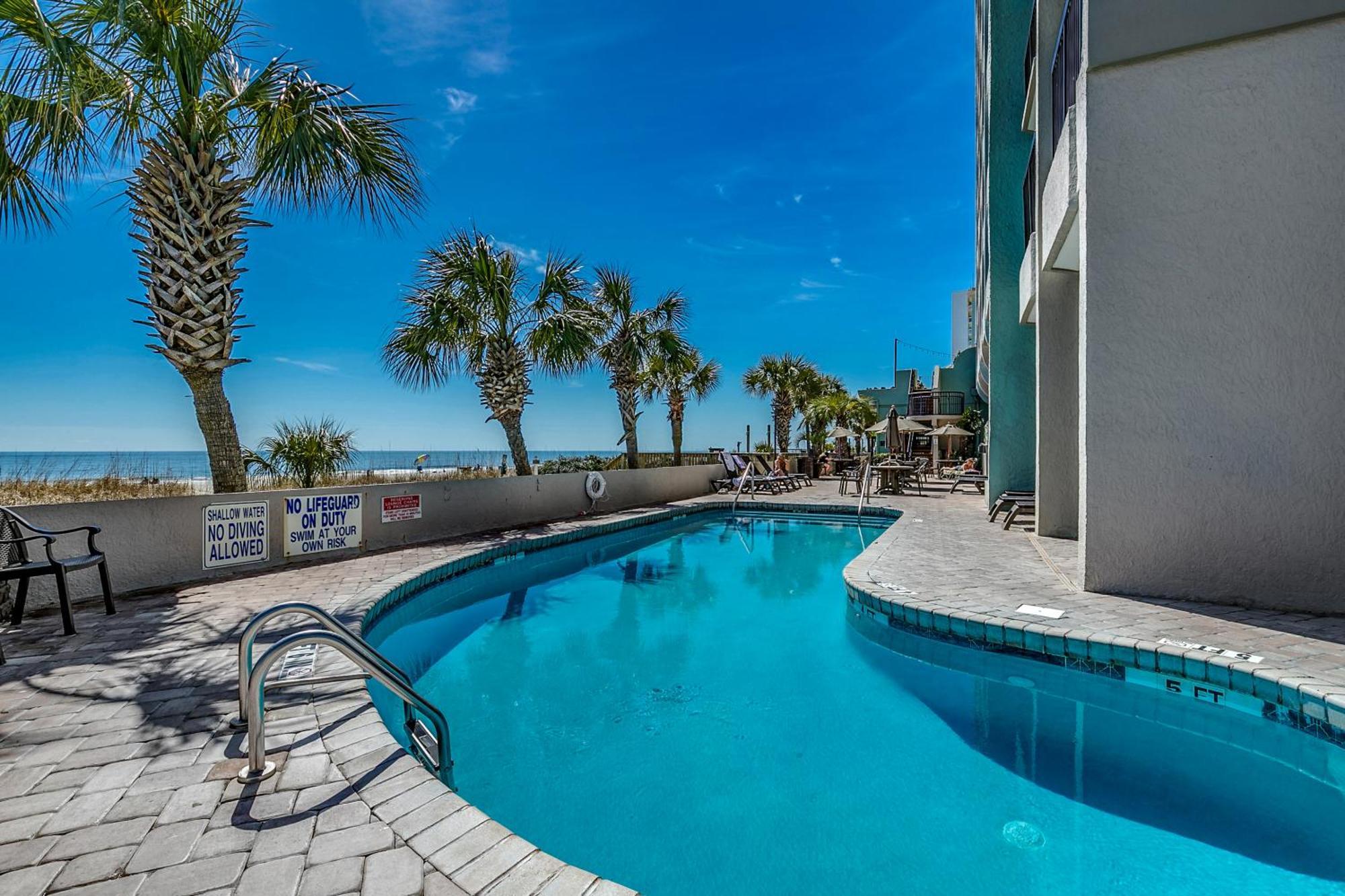 Compass Cove Upgraded Oceanfront Condo Sleeps 4 Myrtle Beach Exterior foto